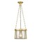 Z-Lite Cape Harbor Pendant, 1-Light, 13 In.W x 9 In.H, Rubbed Brass/Water hammered 7503P13-RB - alternate 1